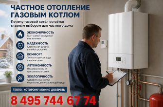 Частное отопление газовым котлом