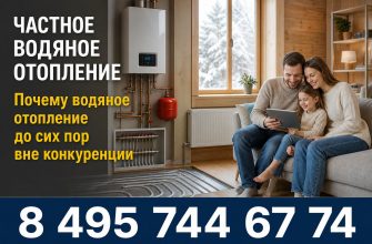 Частное водяное отопление: монтаж