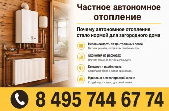 Частное автономное отопление: монтаж