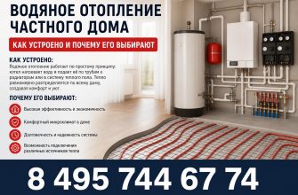 Водяное отопление частного дома