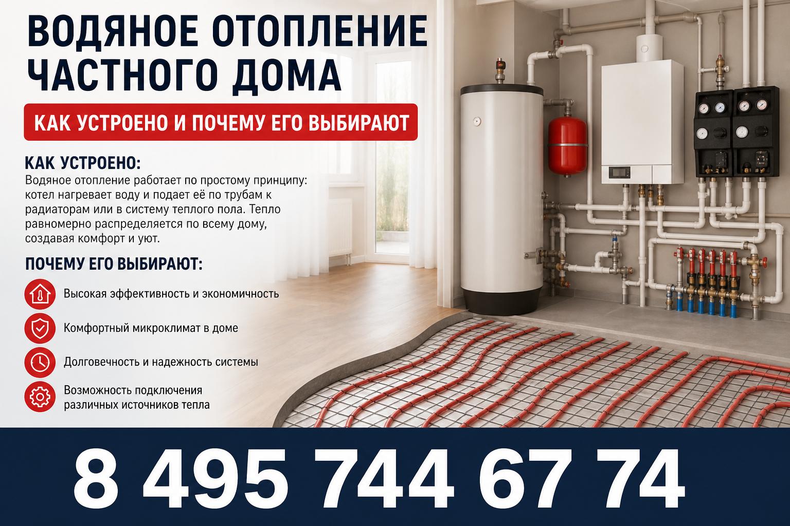 Как устроено водяное отопление и почему его выбирают