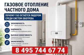 Газовое отопление частного дома