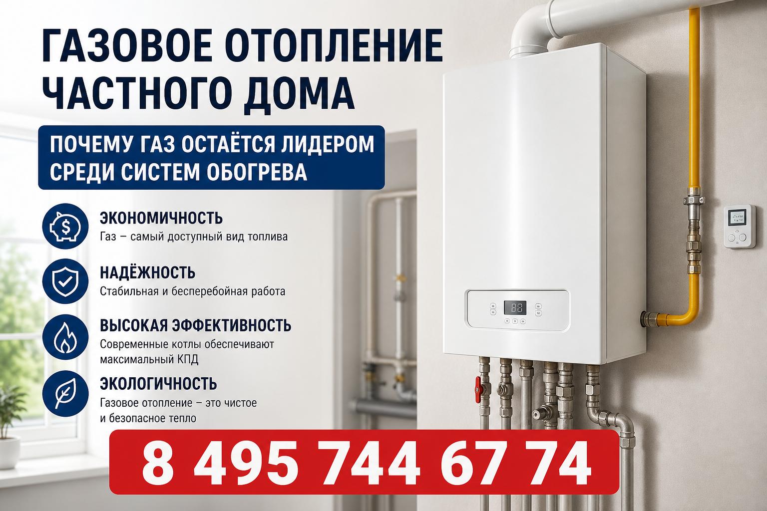 Почему газ остаётся лидером среди систем обогрева