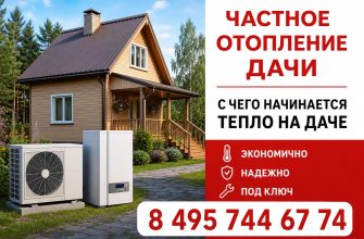 Частное отопление дачи: монтаж