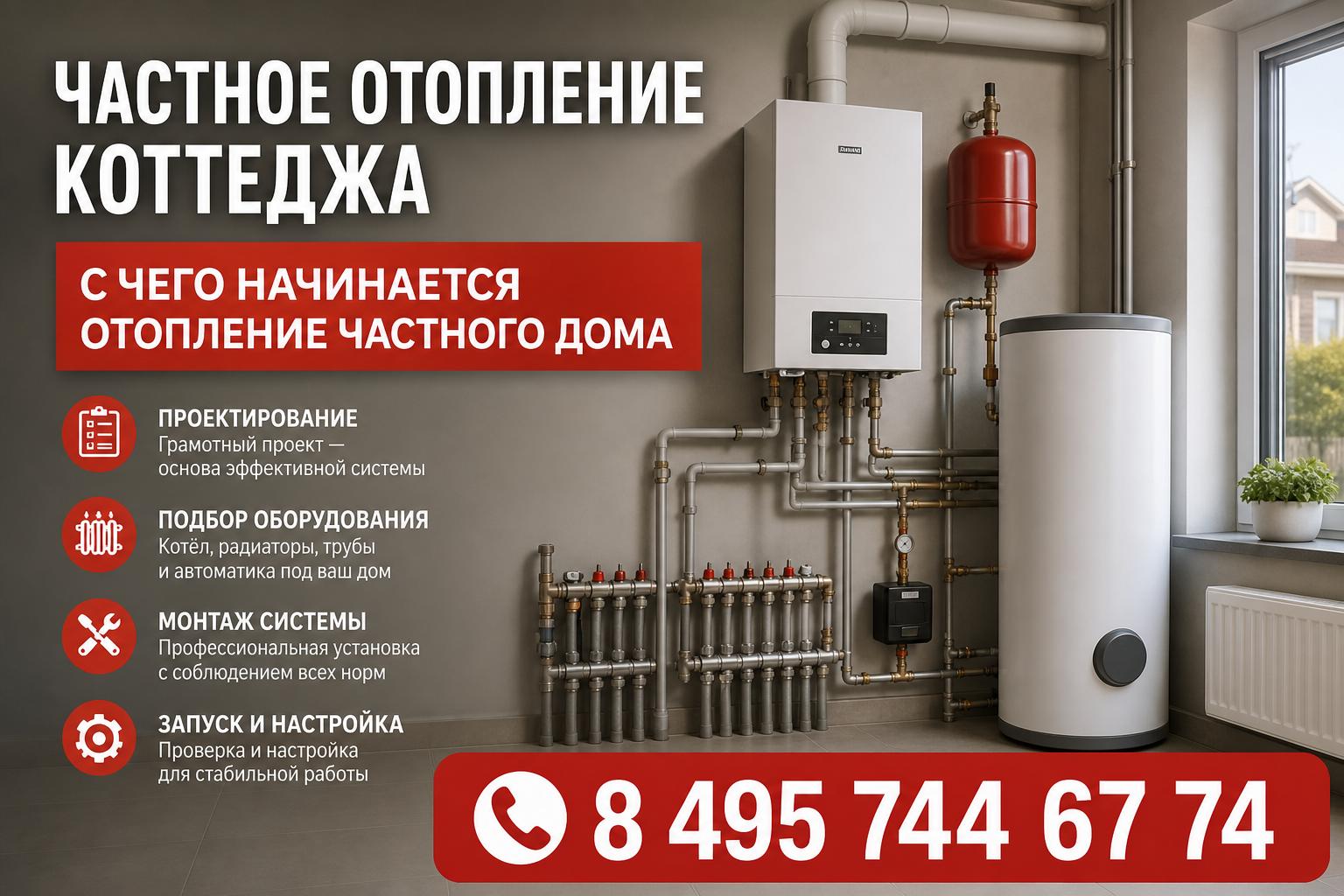 С чего начинается отопление частного дома С чего начинается отопление частного дома