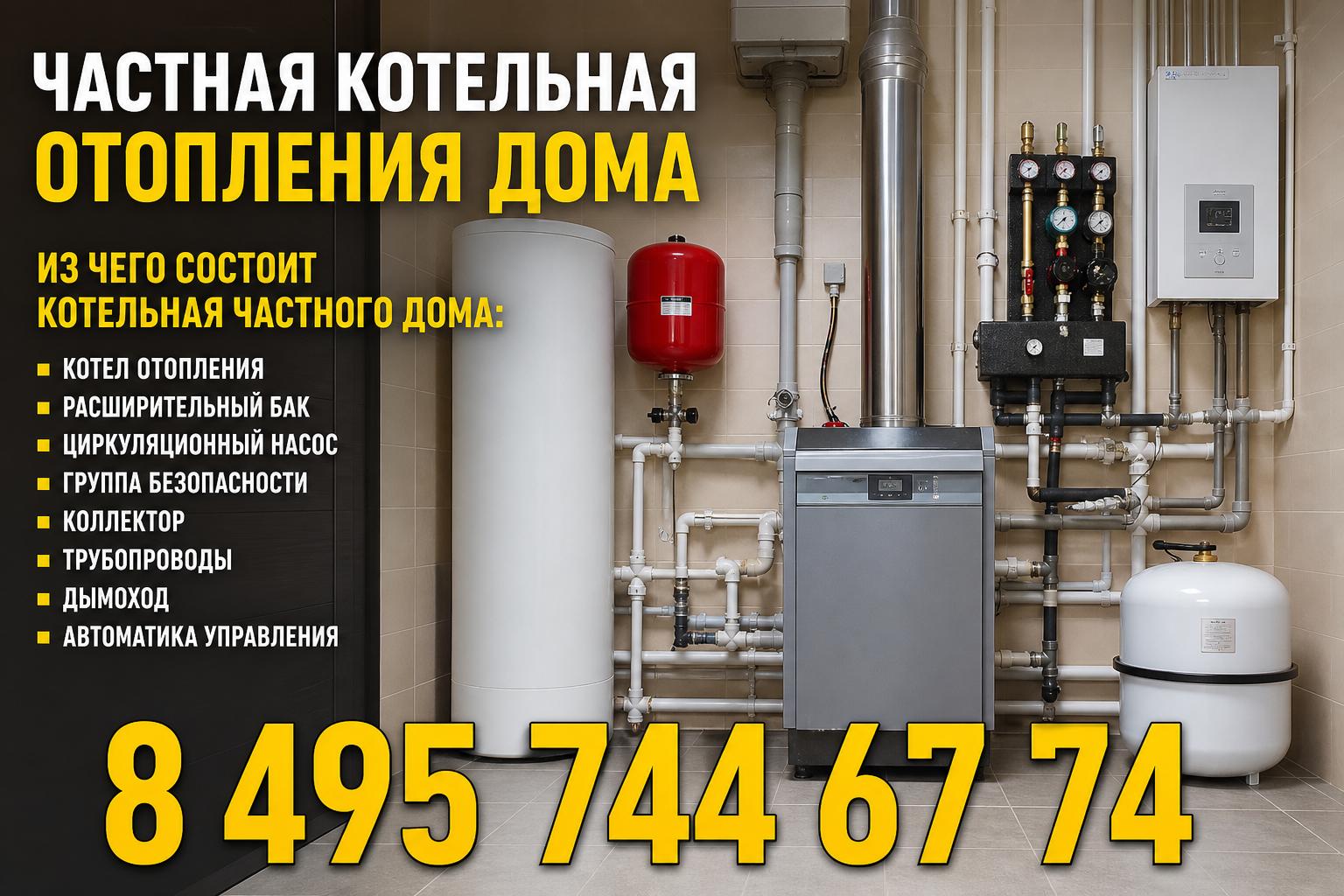 Из чего состоит котельная частного дома Из чего состоит котельная частного дома