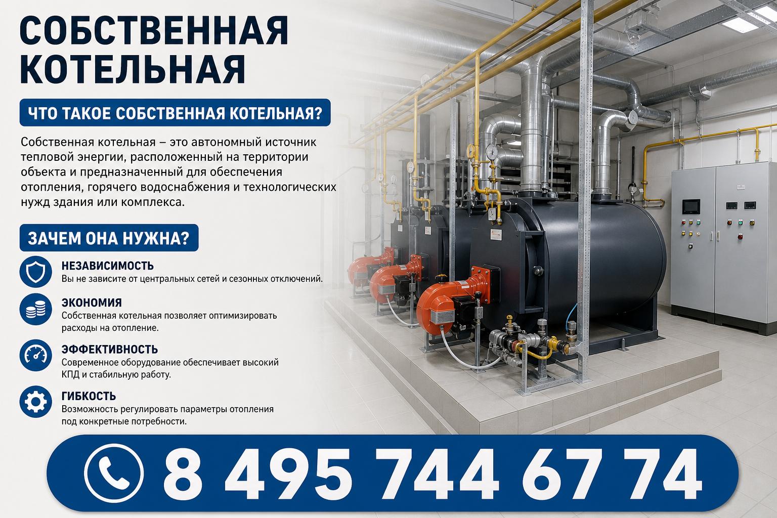 Что такое собственная котельная и зачем она нужна Что такое собственная котельная и зачем она нужна
