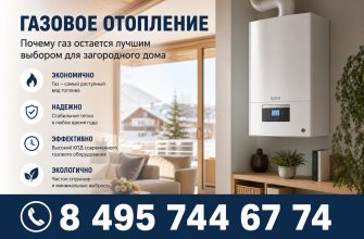 Газовое отопление частного дома