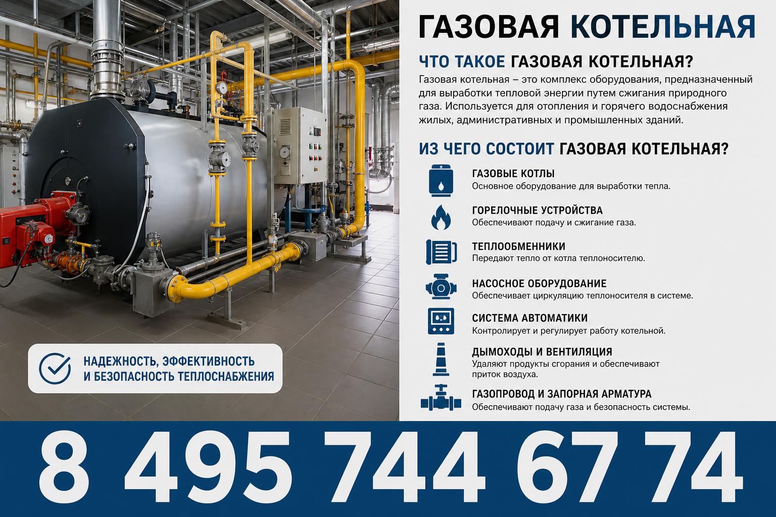 Что такое газовая котельная и из чего она состоит Что такое газовая котельная и из чего она состоит