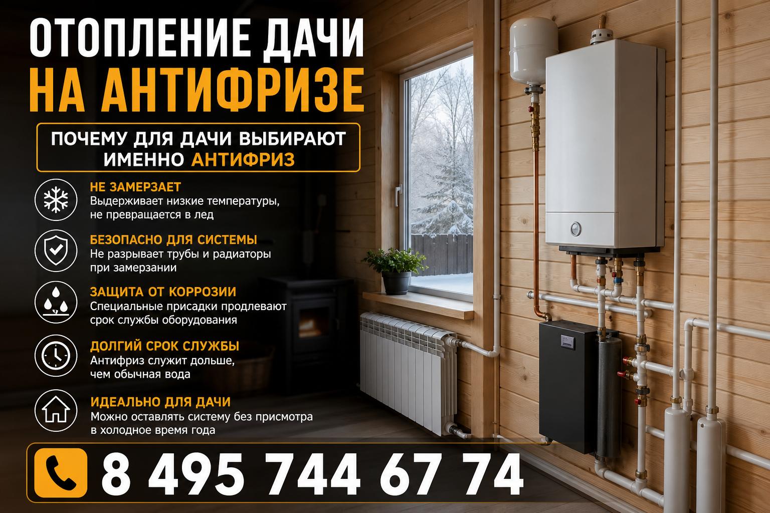 Почему для дачи выбирают именно антифриз
