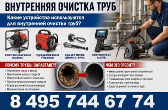 Какие устройства используются для внутренней очистки труб