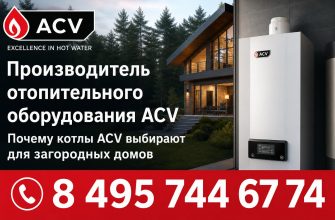 Отопительное оборудование ACV: монтаж, ремонт и обслуживание котлов