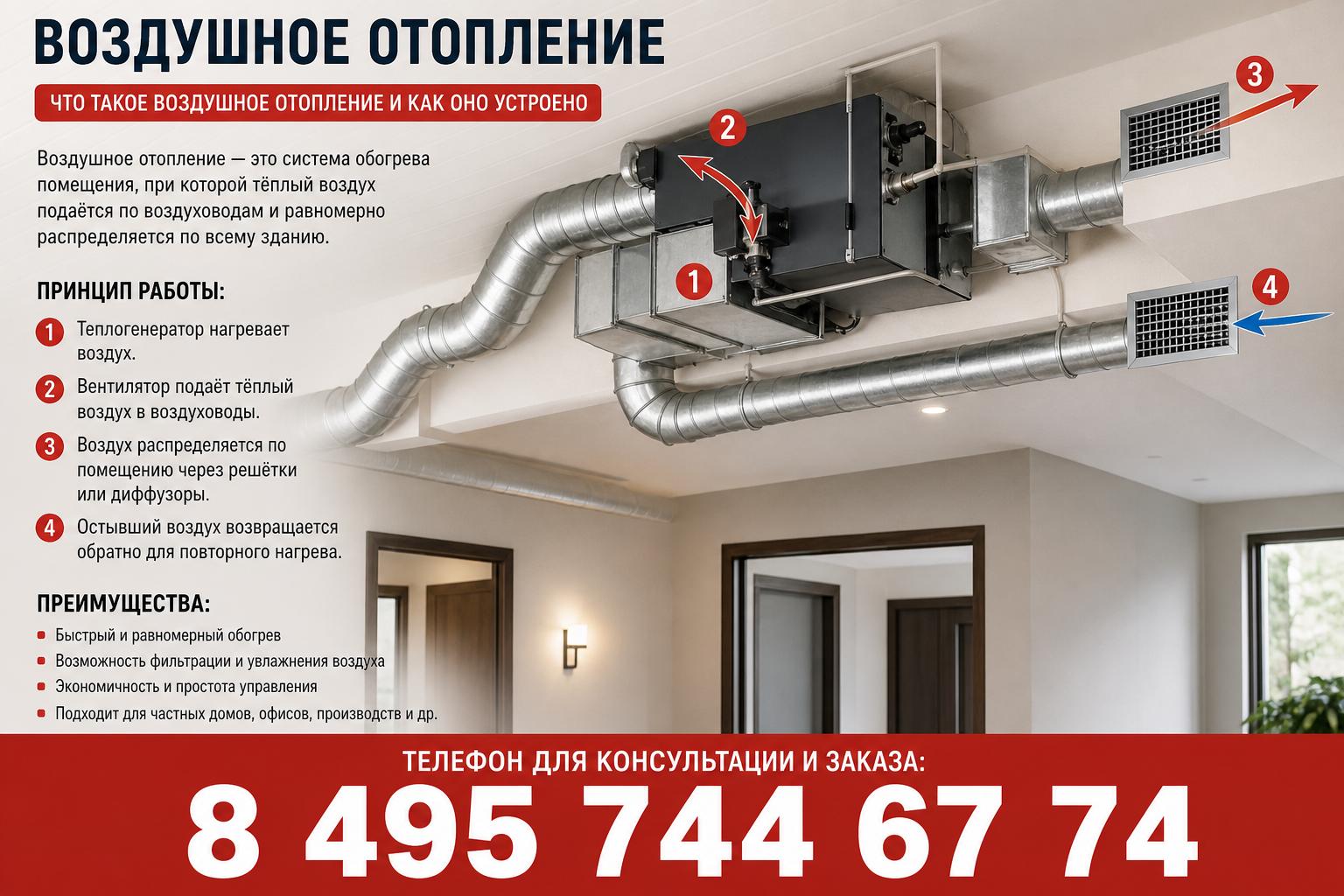 Что такое воздушное отопление и как оно устроено Что такое воздушное отопление и как оно устроено