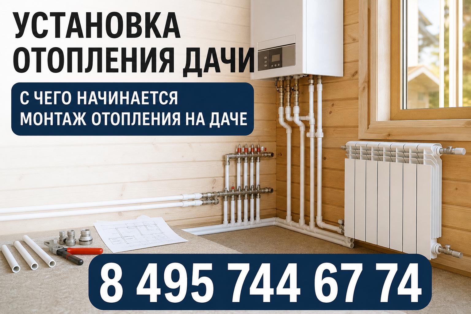 С чего начинается монтаж отопления на даче С чего начинается монтаж отопления на даче