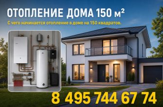 Отопление дома 150 м²