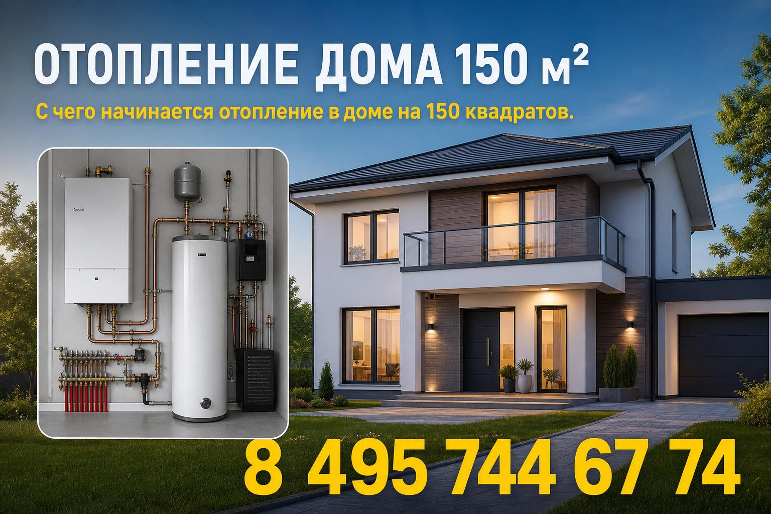 С чего начинается отопление в доме на 150 квадратов С чего начинается отопление в доме на 150 квадратов